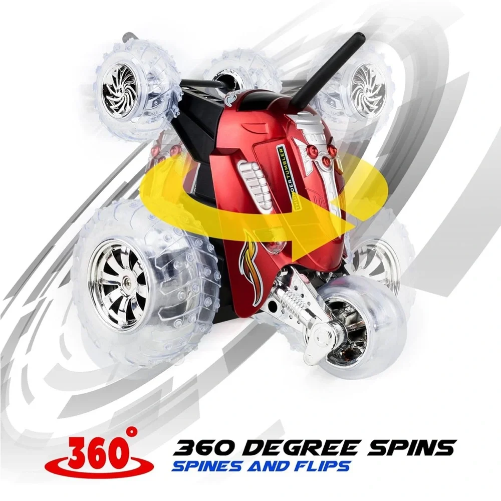 Thunder‎ Tumbler Children's Remote Control Spinning Stunt Car- Light purple